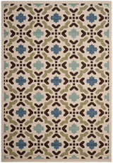 Safavieh Veranda Ver080 Cream/Aqua Rug.