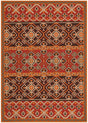 Safavieh Veranda Ver093 Red/Chocolate Rug.