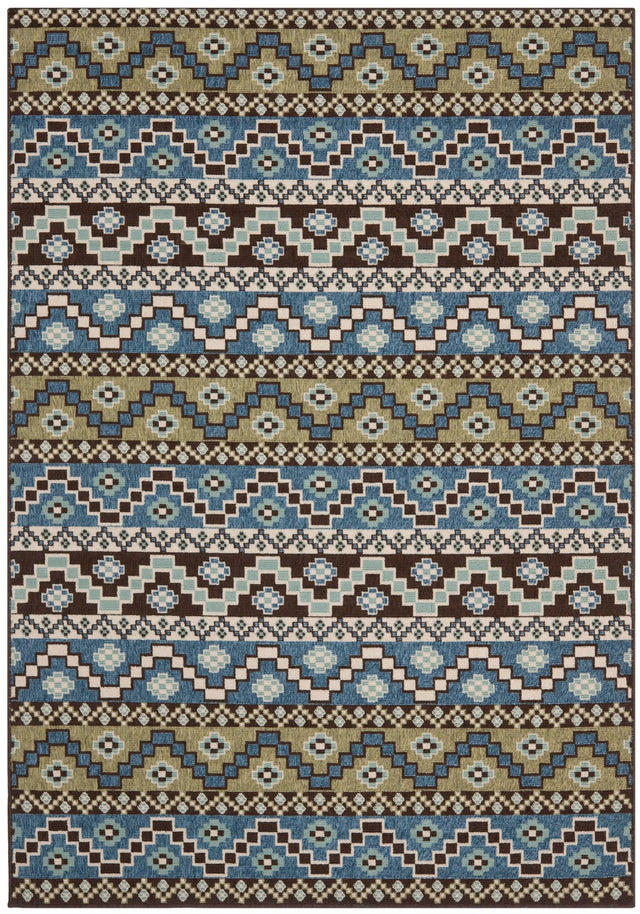 Safavieh Veranda Ver095 Blue/Creme Rug.