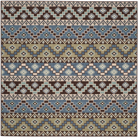 Safavieh Veranda Ver095 Blue/Creme Rug.