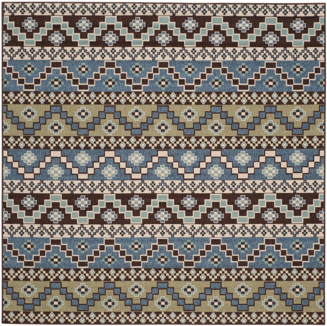 Safavieh Veranda Ver095 Blue/Creme Rug.