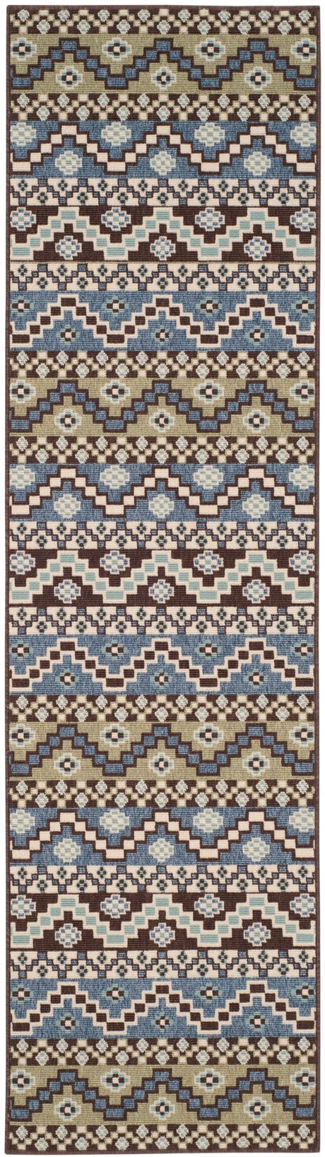 Safavieh Veranda Ver095 Blue/Creme Rug.