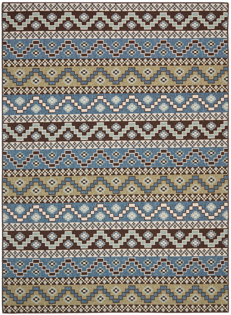 Safavieh Veranda Ver095 Blue/Creme Rug.