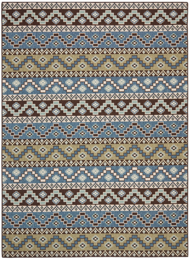 Safavieh Veranda Ver095 Blue/Creme Rug.
