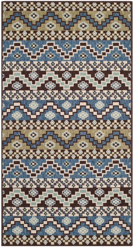 Safavieh Veranda Ver095 Blue/Creme Rug.