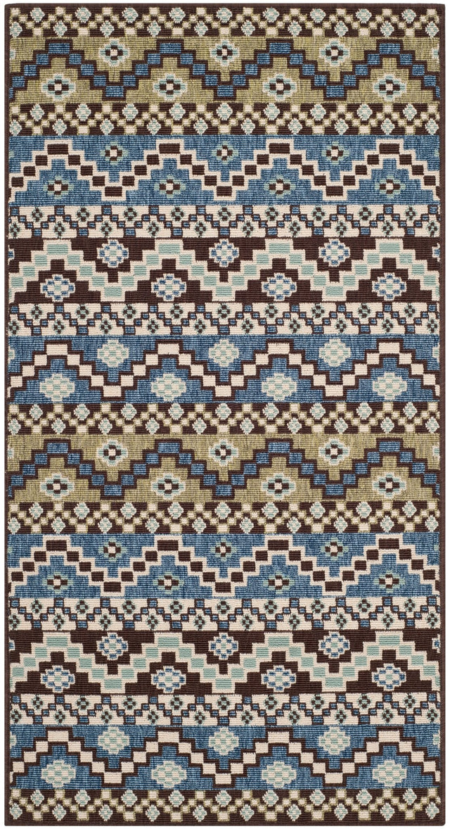Safavieh Veranda Ver095 Blue/Creme Rug.