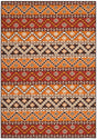 Safavieh Veranda Ver095 Red/Chocolate Rug.