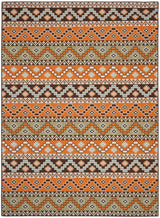 Safavieh Veranda Ver095 Terracotta/Chocolate Rug.