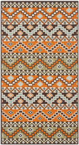 Safavieh Veranda Ver095 Terracotta/Chocolate Rug.