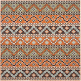 Safavieh Veranda Ver095 Terracotta/Chocolate Rug.