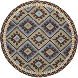 Safavieh Veranda Ver096 Green/Chocolate Rug.