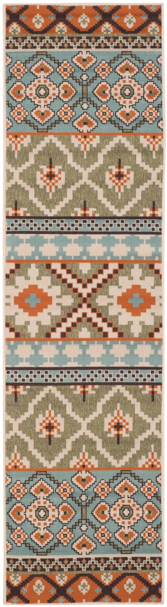 Safavieh Veranda Ver097 Green/Terracotta Rug.
