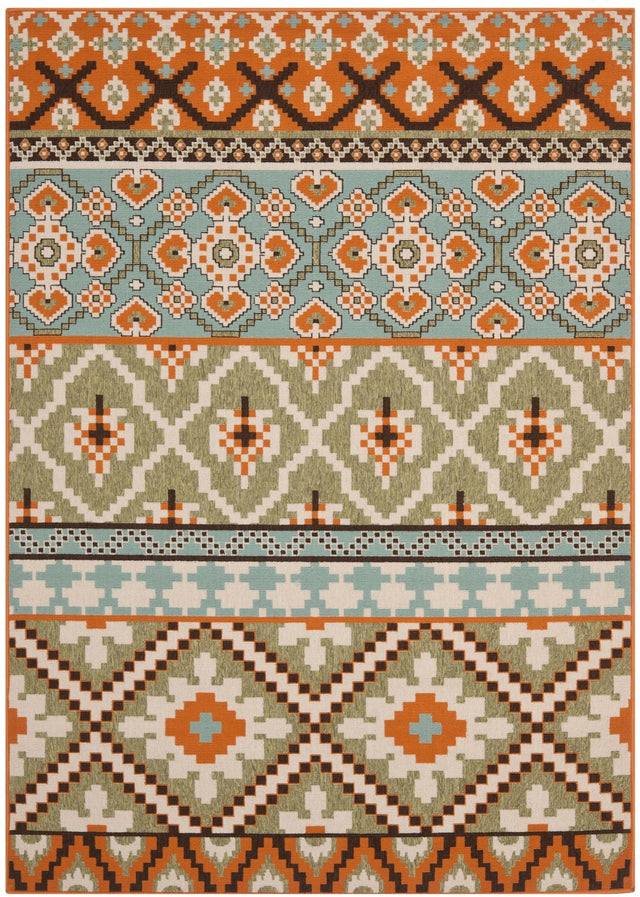 Safavieh Veranda Ver097 Green/Terracotta Rug.