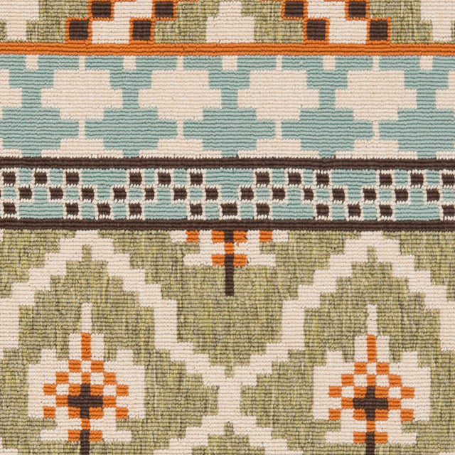 Safavieh Veranda Ver097 Green/Terracotta Rug.