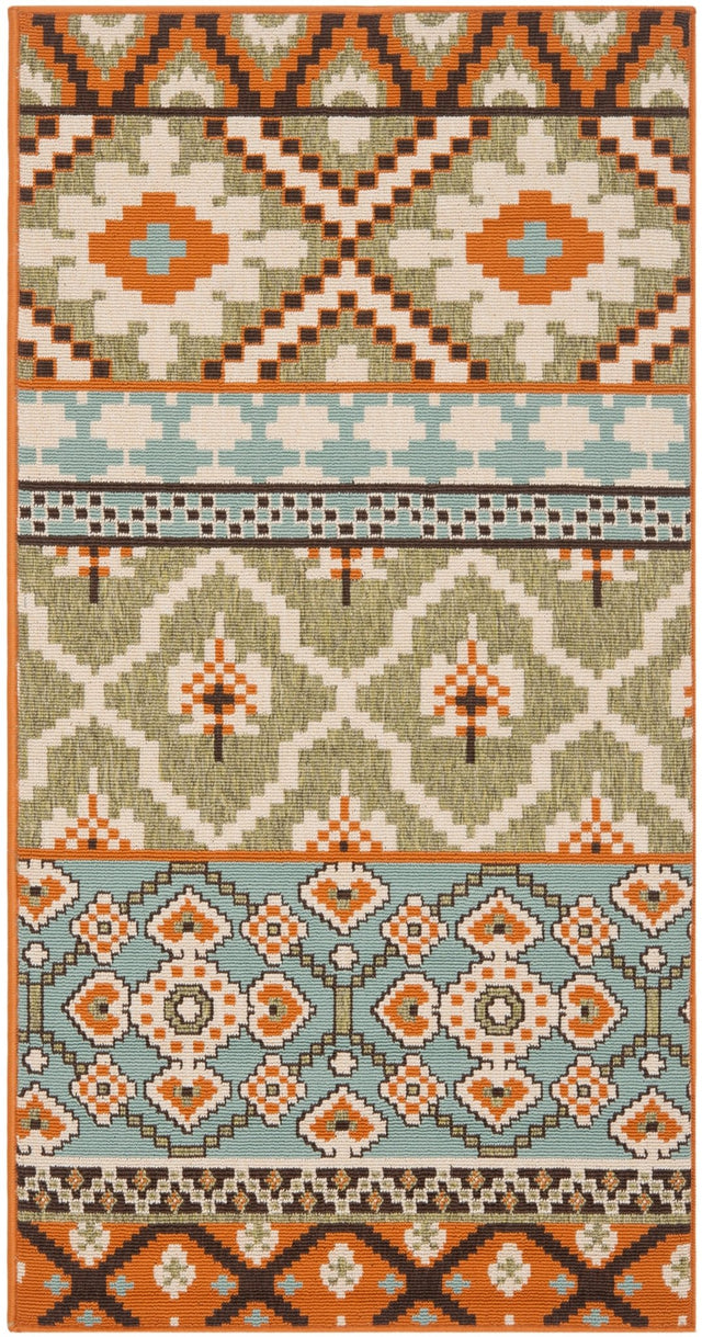 Safavieh Veranda Ver097 Green/Terracotta Rug.