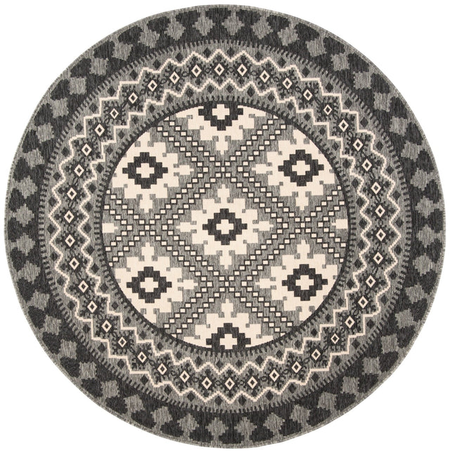 Safavieh Veranda Ver099 Ivory/Charcoal Rug.