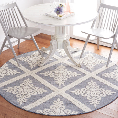 Safavieh Vermont Vrm306M Ivory/Blue Rug.