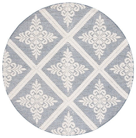 Safavieh Vermont Vrm306M Ivory/Blue Rug.