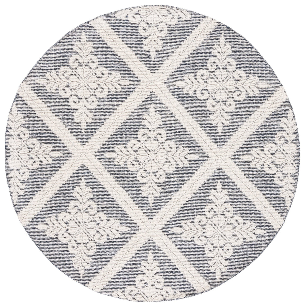 Safavieh Vermont Vrm306N Ivory/Navy Rug.