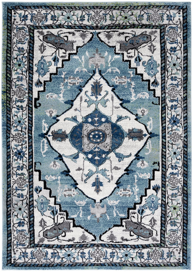 Safavieh Vintage Hamadan Vth261J Blue Green/Ivory Rug.