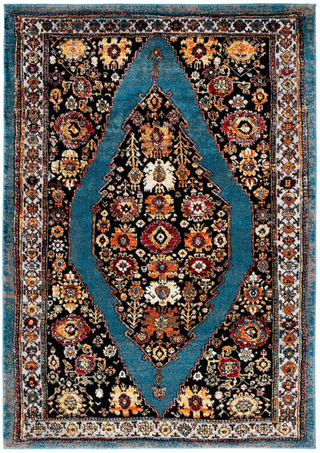 Safavieh Vintage Hamadan Vth265M Blue/Black Rug.