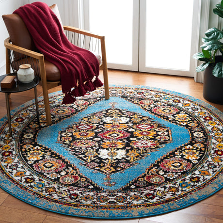 Safavieh Vintage Hamadan Vth265M Blue/Black Rug.