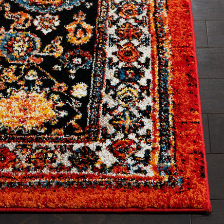 Safavieh Vintage Hamadan Vth265Q Red/Black Rug.