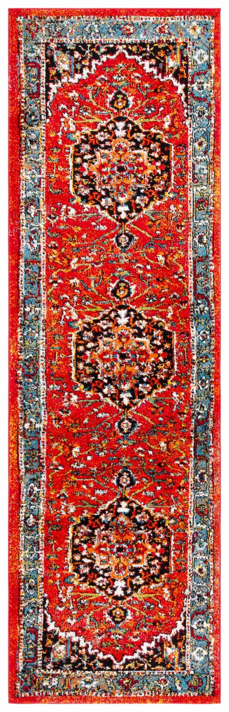 Safavieh Vintage Hamadan Vth266Q Red/Blue Rug.