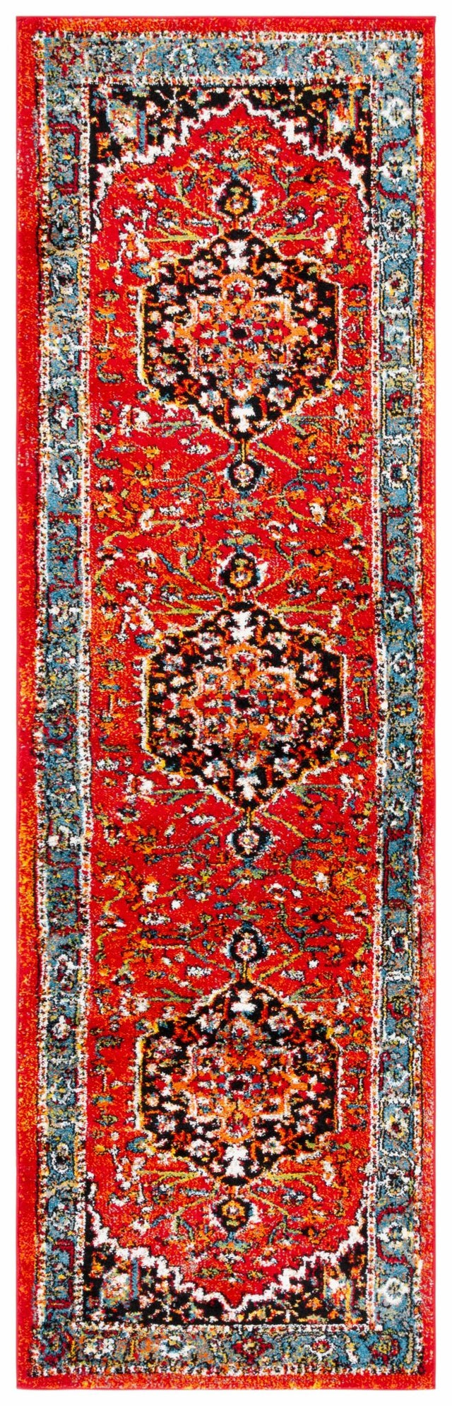 Safavieh Vintage Hamadan Vth266Q Red/Blue Rug.