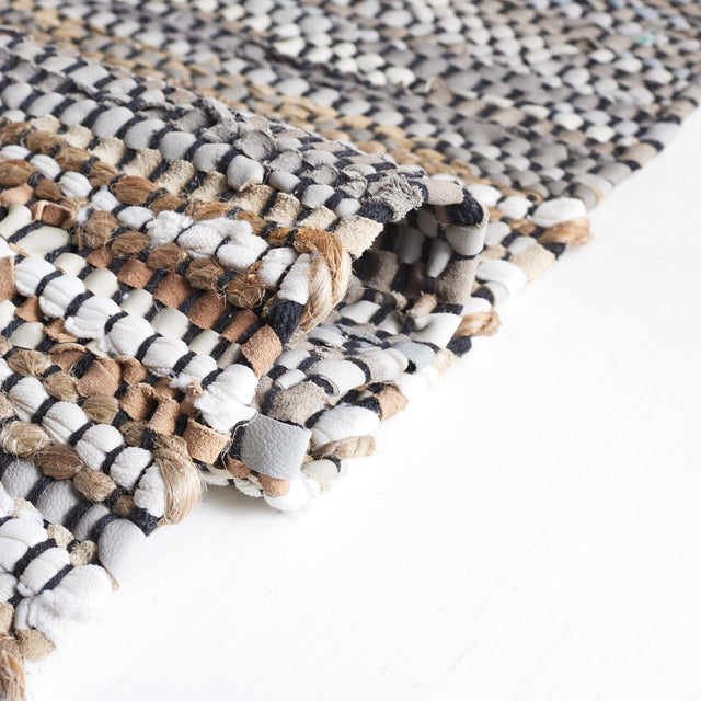 Safavieh Vintage Leather Vtl204F Grey/Natural Rug.