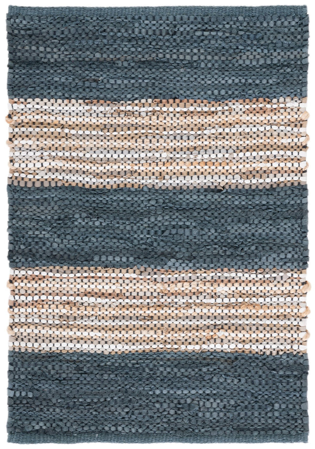 Safavieh Vintage Leather Vtl204G Dark Grey/Natural Rug.
