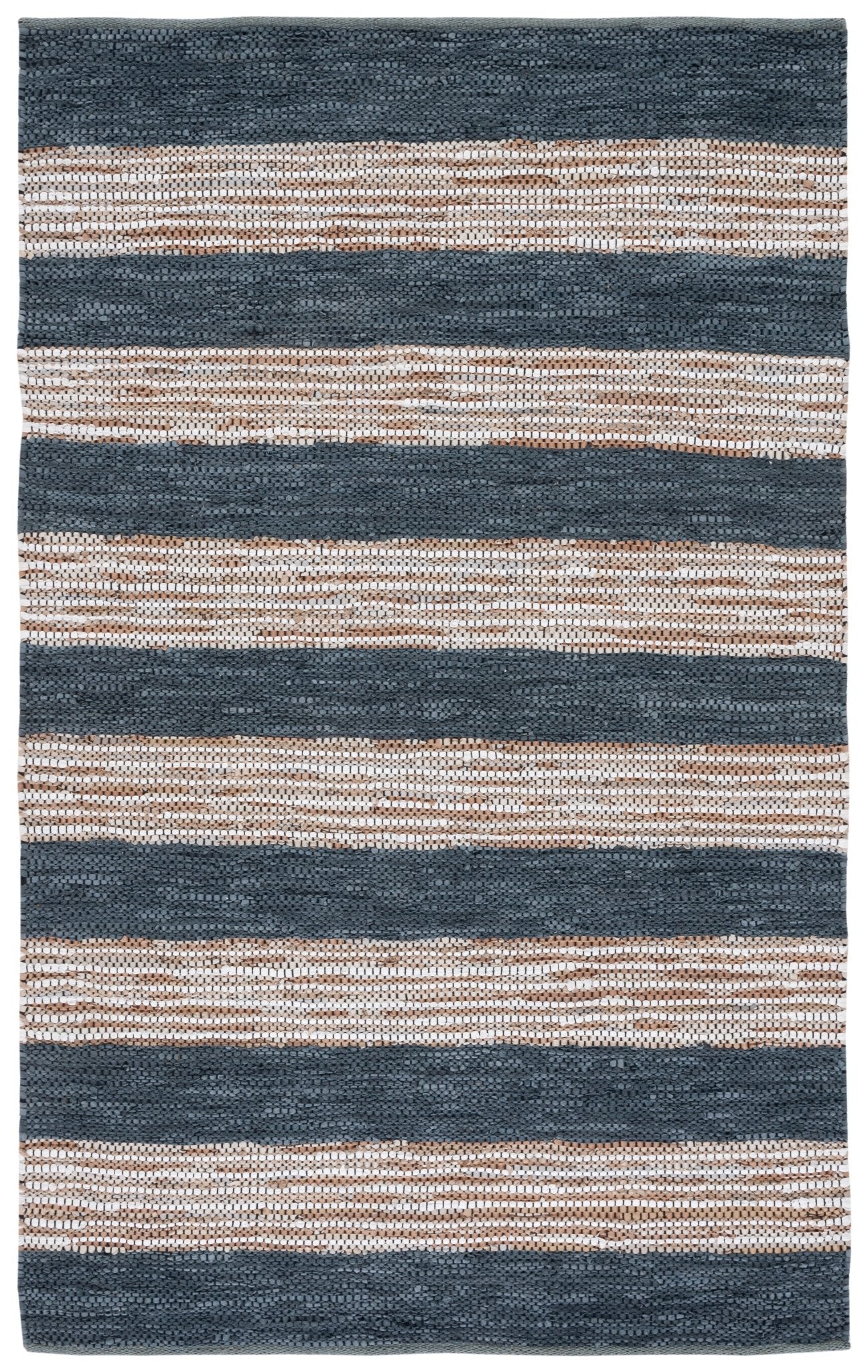 Safavieh Vintage Leather Vtl204G Dark Grey/Natural Rug.