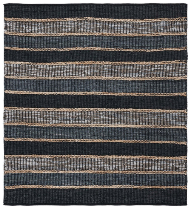 Safavieh Vintage Leather Vtl206Z Black/Natural Rug.