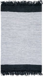 Safavieh Vintage Leather Vtl701A Ivory/Black Rug.