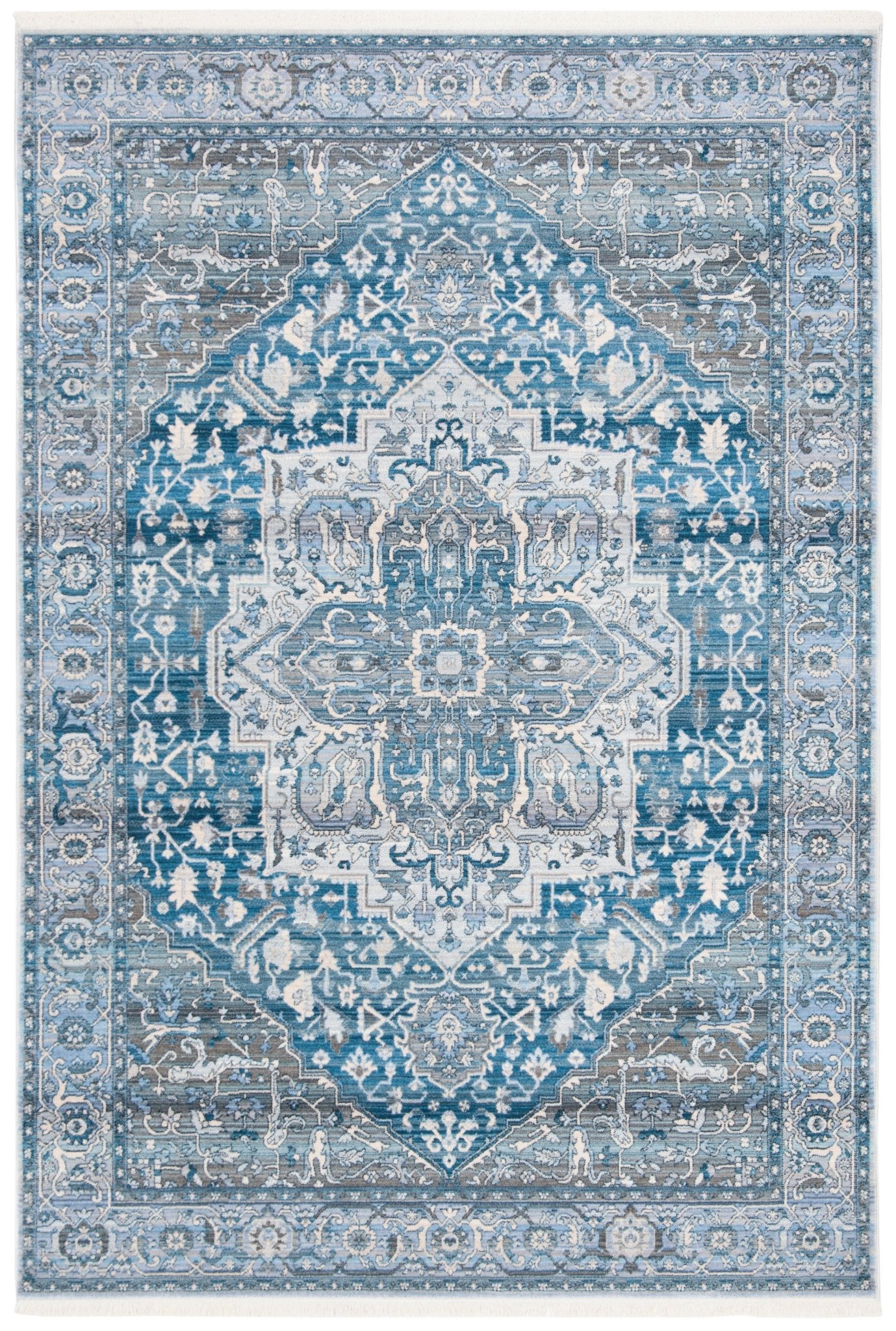 Safavieh Vintage Persian Vtp479H Charcoal/Blue Rug.