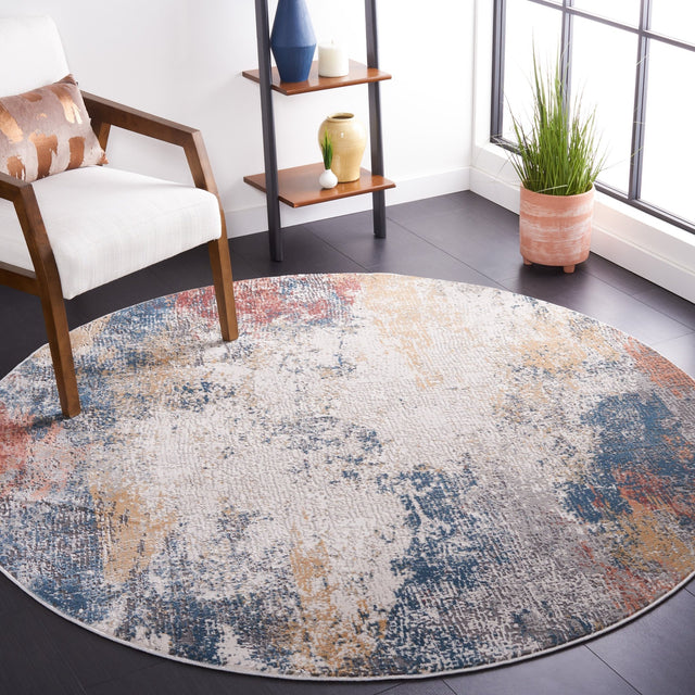 Safavieh Vogue Vge206A Ivory/Blue Rust Rug.