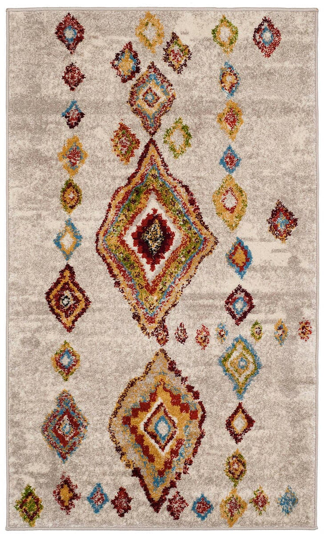 Safavieh Sagamore Sag424A Light Grey/Terracotta Rug.