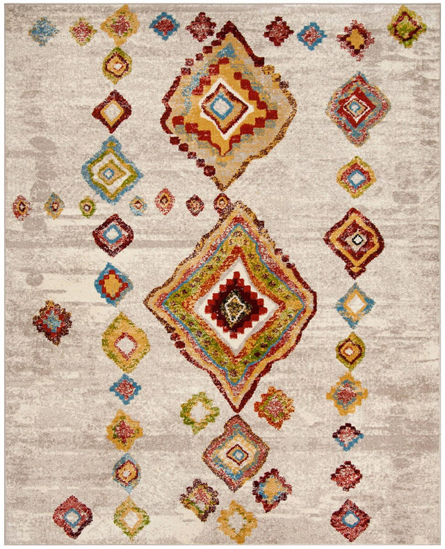 Safavieh Sagamore Sag424A Light Grey/Terracotta Rug.