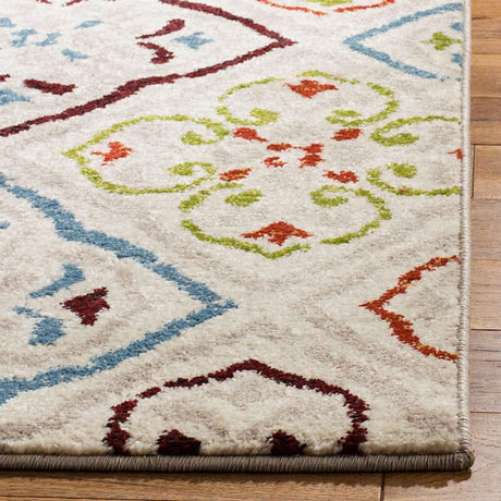 Safavieh Sagamore Sag425A Light Grey/Terracotta Rug.