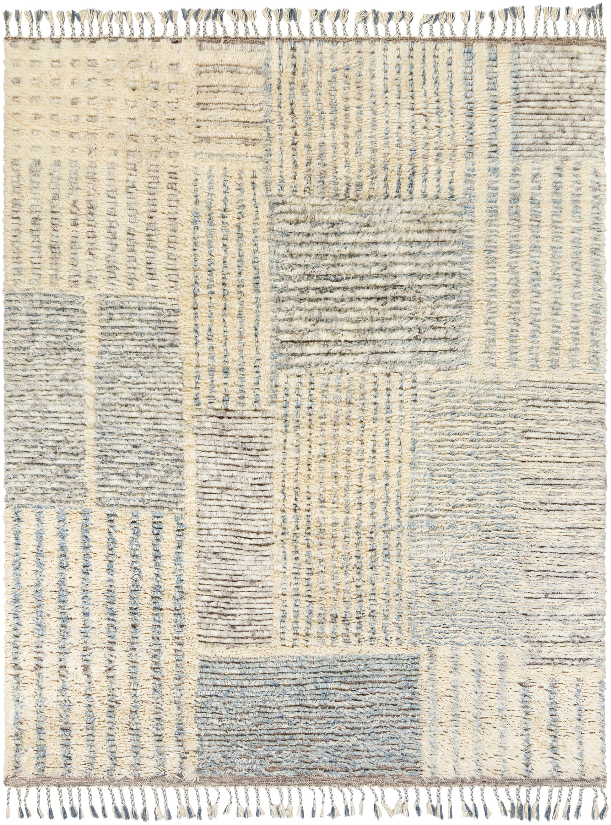 Surya Sahara Sah-2306 Cream, Taupe, Medium Gray, Dark Brown Area Rug