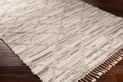 Surya Sahara Sah-2307 Khaki, Ivory, Dark Brown Area Rug