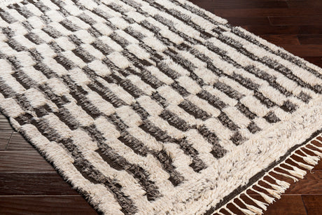 Surya Sahara Sah-2310 Charcoal, Cream, Taupe Rugs.