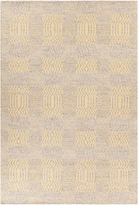 Chandra Salona Sal-34502 Yellow Geometric Area Rug