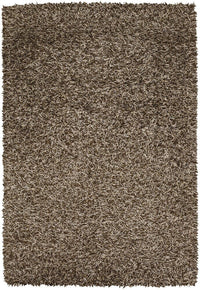 Chandra Sani San5521 Brown / Ivory Shag Area Rug