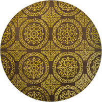 Chandra Satara sat16200 Brown Geometric Area Rug