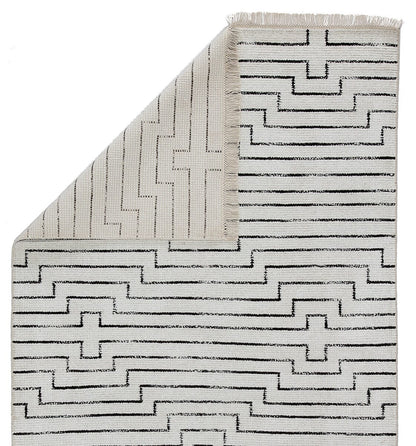 Jaipur Satellite Alloy Sat02 White Geometric Area Rug