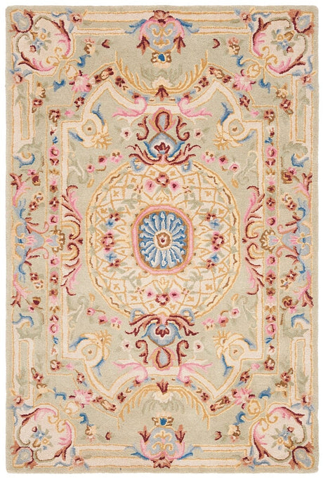 Safavieh Savonnerie Sav120W Sage / Blue Rugs.