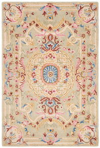 Safavieh Savonnerie Sav120W Sage / Blue Area Rug