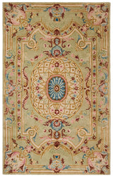 Safavieh Savonnerie Sav120W Sage / Blue Rugs.