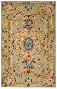 Safavieh Savonnerie Sav120W Sage / Blue Area Rug